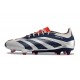 Adidas 2024 Predator Elite FG Plateado Negro Rojo