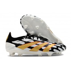 Adidas 2024 Predator Elite FG Negro Blanco Dorado Met