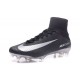 Zapatillas de fútbol Nike Mercurial Superfly V FG Para Hombre Negro Plateado