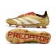 Adidas 2024 Predator Elite FG Dorado Blanco Rojo