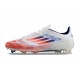 adidas F50 Elite FG Bota Blanco Rojo Solar Azul Lúcido