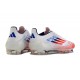 adidas F50 Elite FG Bota Blanco Rojo Solar Azul Lúcido