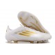 adidas F50 Elite FG Bota Ftwr Blanco Dorado Met