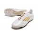 adidas F50 Elite FG Bota Ftwr Blanco Dorado Met