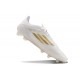adidas F50 Elite FG Bota Ftwr Blanco Dorado Met