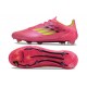 adidas F50 Elite FG Bota Rosa Amarillo