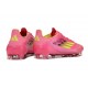 adidas F50 Elite FG Bota Rosa Amarillo