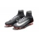 Baratas Botas de fútbol Nike Mercurial Superfly V FG Negro Gris Blanco