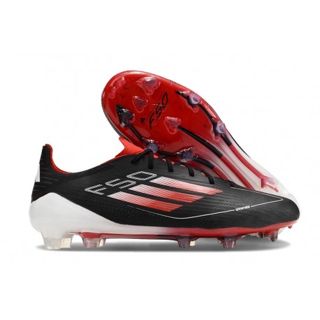 adidas F50 Elite FG Bota Negro Rojo