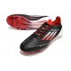 adidas F50 Elite FG Bota Negro Rojo