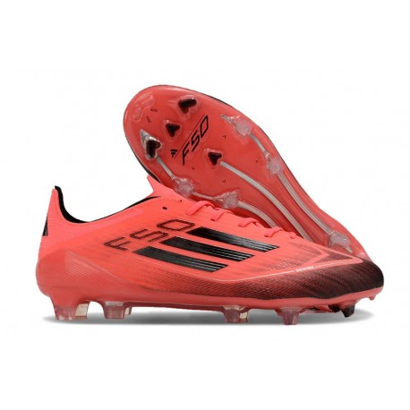 adidas F50 Elite FG Bota Rojo Negro