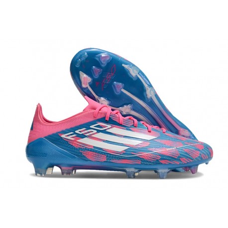 adidas F50 Elite FG Bota Solar Azul Ftwr Blanco Solar Rosa