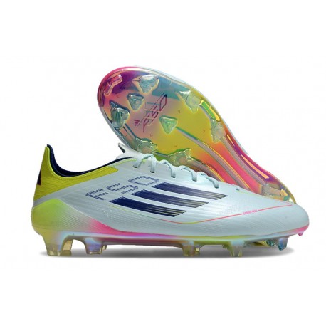 adidas F50 Elite FG Bota Azul Negro Amarillo