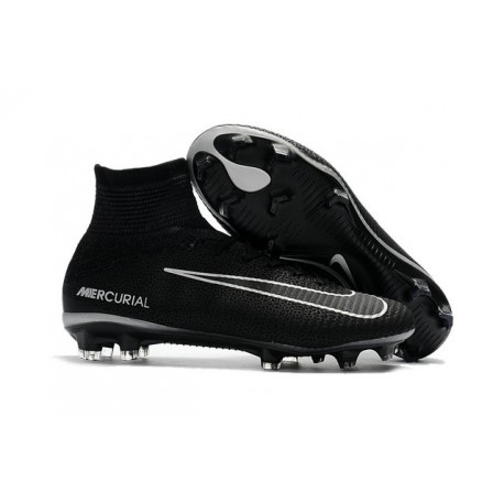 Zapatillas de fútbol Nike Mercurial Superfly 5 FG Negro Gris
