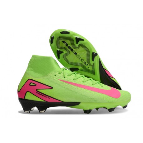 Nike Zoom Mercurial Superfly X Elite FG Verde Rosa Nero