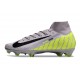 Nike Zoom Mercurial Superfly X Elite FG Gris Amarillo Negro