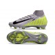 Nike Zoom Mercurial Superfly X Elite FG Gris Amarillo Negro