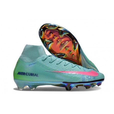 Nike Zoom Mercurial Superfly X Elite FG Verde Rosa