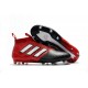 Baratas Botas de fútbol adidas Ace 17+ Purecontrol FG Blanco Rojo Negro