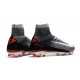 Baratas Botas de fútbol Nike Mercurial Superfly V FG Negro Gris Blanco