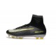 Botas de fútbol Nike Mercurial Superfly V FG CR7 Negro Plateado Volt