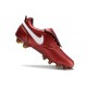 Bota de Futbol Nike Tiempo Legend 10 Elite FG Rojo Blanco