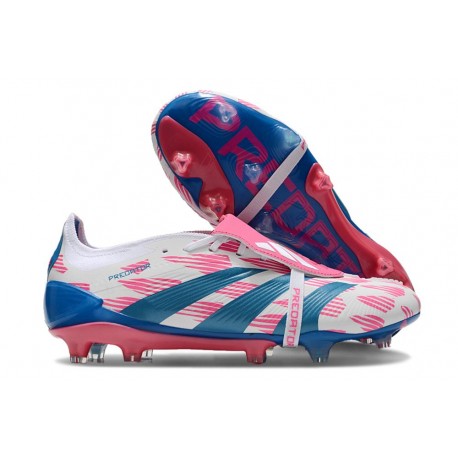Adidas Predator Elite FT FG Ftwr Blanco Solar Azul Solar Rosa