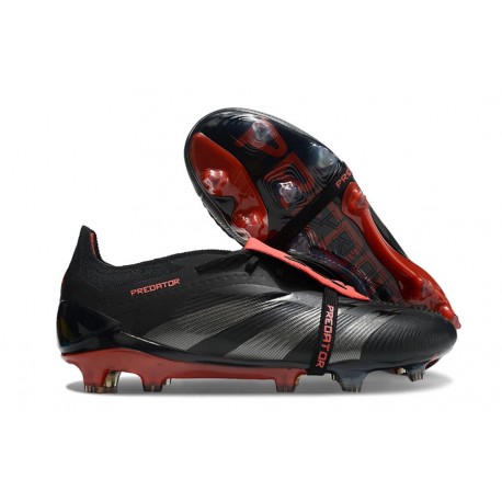 Adidas Predator Elite FT FG Negro Gris Four Rojo Lúcido
