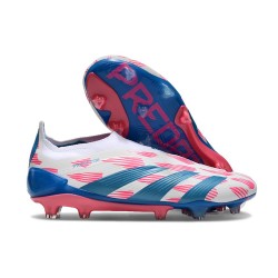adidas Botas Futbol Predator Elite LL FG Ftwr Blanco Solar Azul Solar Rosa