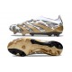adidas Botas Futbol Predator Elite LL FG Sin Cordones FG Blanco Oro Gris