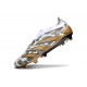 adidas Botas Futbol Predator Elite LL FG Sin Cordones FG Blanco Oro Gris