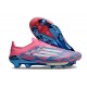 Botas de Futbol adidas F50 + LL FG Solar Azul Ftwr Blanco Solar Rosa