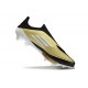 Botas de Futbol adidas F50 + LL FG X Messi Dorado Met Negro Blanco