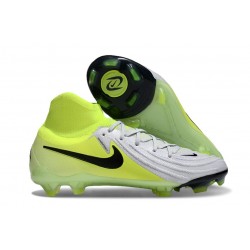 Botas Nike Phantom Luna II Elite FG Plateado metalizado Negro Voltio