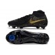 Botas Nike Phantom Luna II Elite FG Negro Mtlc Dorado Moneda