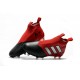 Baratas Botas de fútbol adidas Ace 17+ Purecontrol FG Blanco Rojo Negro