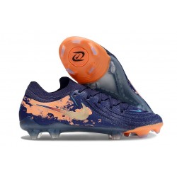 Zapatillas Nike Phantom Luna 2 Elite FG L Azul Naranja Dorado
