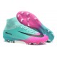 Zapatillas de fútbol Nike Mercurial Superfly V FG Para Hombre Rosa Azul Negro