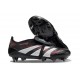 Adidas Predator 25 Elite Tongue FG Negro Gris Four Rojo Lúcido