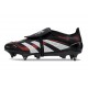 Adidas Predator 25 Elite Tongue FG Negro Gris Four Rojo Lúcido