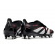 Adidas Predator 25 Elite Tongue FG Negro Gris Four Rojo Lúcido