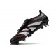 Adidas Predator 25 Elite Tongue FG Negro Gris Four Rojo Lúcido