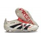 Adidas Predator 25 Elite Tongue FG Blanco Off Negro Rubí Puro