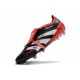 Adidas Predator 25 Elite Tongue FG Negro Blanco Rojo