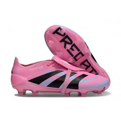 Adidas Predator 25 Elite Tongue FG Rosa Negro