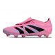 Adidas Predator 25 Elite Tongue FG Rosa Negro