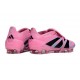 Adidas Predator 25 Elite Tongue FG Rosa Negro