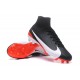 Zapatillas de fútbol Nike Mercurial Superfly V FG Para Hombre Negro Blanco Rojo