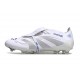 Adidas Predator 25 Elite Tongue FG Blanco Plateado Met Bright Royal