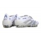 Adidas Predator 25 Elite Tongue FG Blanco Plateado Met Bright Royal